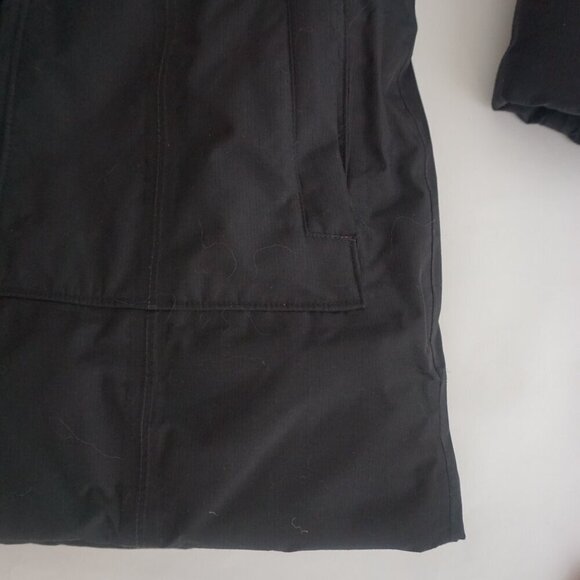 The North Face Black Puffer Belted Zip Up Winter Coat Large - Picture 5 of 15